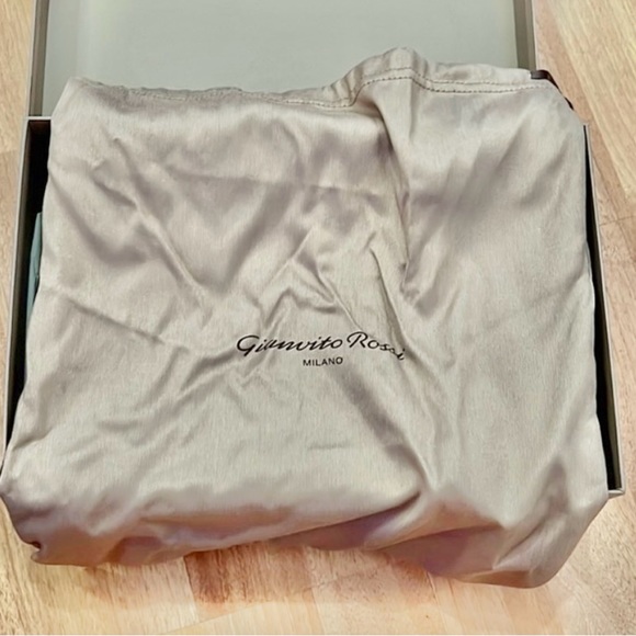 Gianvito Rossi Suede Block Heels with Buckle Gold Mustard Yellow sz 8 EU 38 EUC - Picture 7 of 9